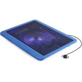 Laptop Cooler Stand with Super Quiet Operation for 14" Notebooks, Strong Metal Mesh Design and Front Stoppers (Black) in Saudi Arabia
