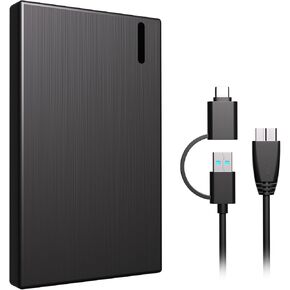 وحدة تخزين HDD محمولة سعة 1 تيرابايت USB-A Type-C متوافقة مع وحدات تحكم ألعاب الكمبيوتر الشخصي Mac in Kuwait
