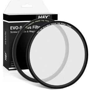H&Y EVO 95mm Black Mist Filter 1/4, Magnetic & Screw 2-in-1 Diffusion | 95mm Black Mist 1/4, German Optical Glass, 22-Layer Nano Coating, Cinematic Video & Portrait in Kuwait