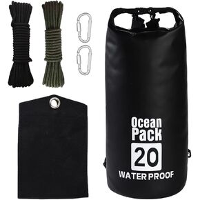 Bear Bag Hanging Kit, 10L Bear Food Bag Hanging System, Camping Bears Bags Kit Include Waterproof Bears Bags, Pulley System with Survival Utility Ropes, Clips, Rock Pouch in Saudi Arabia