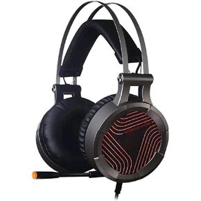 Gaming Headset with Mic Mobile Phone and Notebook Controllable Volume with Soft Earmuffs Gaming Headphones in Saudi Arabia