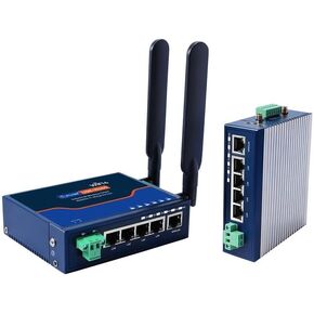 Dual Band WiFi 6 Wireless Client 5*Gigabit Port 1*CAN Port Edge Computing Gateway CANBus to Ethernet CANFD RS485 RS232 to WiFi USR-W660S in Kuwait