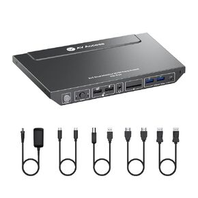 AV Access Docking Station KVM Switch 2 Monitors 1 Laptop & 2 Desktop PCs in Saudi Arabia