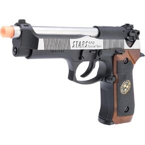 Evike Airsoft - WE-Tech Custom Samurai Edge Haz M9 Airsoft Gas Blowback (Color: Two-Tone) in Saudi Arabia