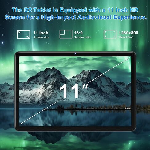 DMOAO Tablet 2026 11 Inch Tablet Android 14 Tablets with 128GB + 20GB Large Storage, Octa-Core 2.0Ghz, 8000mAh,18W Fast Charging, 5G WiFi, GPS, 5+13MP Camera, Widevine L1, Face Unlock-Black in Kuwait