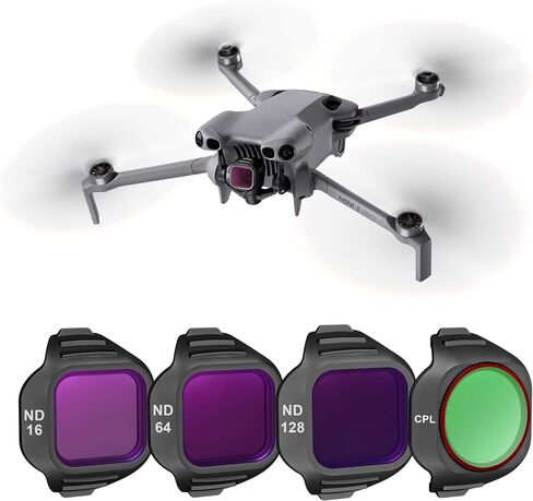 STARTRC ND/CPL Filter Set for DJI Mini 5 Pro Accessories, 4 Pack Filters ND8/32/128/CPL Mini 5 Pro Drone Lens Filters, Multi Coated HD Optical Glass in Saudi Arabia