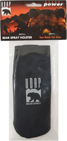 UDAP Pepper Power Cloth Bear Spray Hip Holster, Fits 7.9 oz Cans for Hunting, Camping, Hiking, Fishing, 12-H in Kuwait