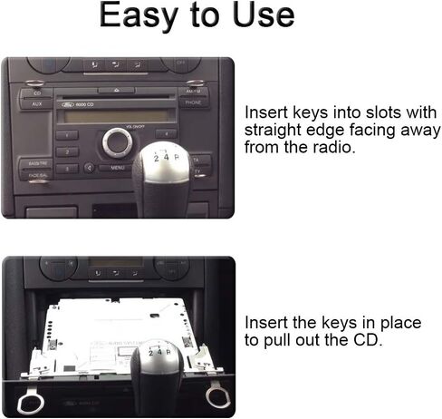 Radio Removal Tool key Set for Ford, Volkswagen, Audi, and Mercedes, Car CD DVD Host Key Disassembly Tool 4PCS in Saudi Arabia