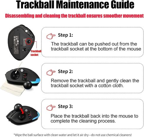 zelotes Wireless Trackball Mouse with Display,Ergonomic Bluetooth Mouse,Rechargeable,4800 DPI, 3-in-1(BT +2.4GHz USB Receiver+Type-C), 8 Programmable Buttons,LED Lighting,for Laptop, PC, Pad,Black in Saudi Arabia