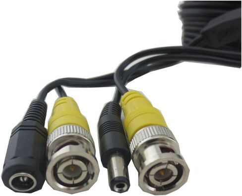 4 Pack 10ft CCTV Security Surveillance Camera Video Power Cable Pre-Made All-in-One BNC RCA Cable in Kuwait