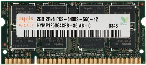 Hynix 2GB DDR2 800MHz PC2-6300 PC2-6400 DDR2 800 (200 PIN) SODIMM Laptop Memory in Saudi Arabia
