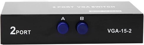 2-in-1 VGA Splitter for Data Sync to Two Monitors without Data Loss in Kuwait