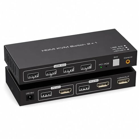 KVM Switch 1 Monitors 2 Computers 004 in Saudi Arabia