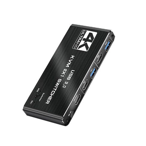 HDTV2.0 KVM USB3.0 Switch Ultra HD 4K with USB Power Data Cable for Desktop in Kuwait