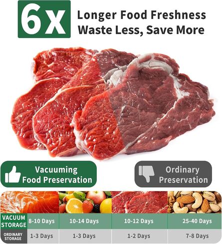 Compact Handheld Food Saver Vacuum Sealer Machine with10 Reusable Bags in Kuwait