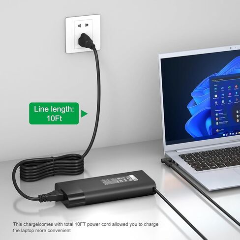 200W Laptop Charger for HP OMEN 15 17 Victus Gaming Notebook, ZBook 15 17 Studio G3 G4 G5 G6, Pavilion 17 15, TPN-DA10 TPN-CA11 19.5V 10.3A Power Adapter Cord in Saudi Arabia