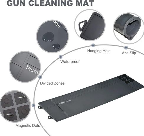 Magnetic Gun Cleaning Mat for Rifle Shotgun Pistol in Kuwait