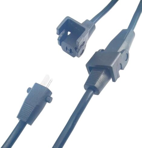 2 Pack Power Lift Recliner Plug Connector Male and Female to Bare Wire Open End 2 Pin Power Recliner Motor Power Pigtail Cable for Electric Power Recliner Chair Power Supply AC/DC Adapter in Saudi Arabia