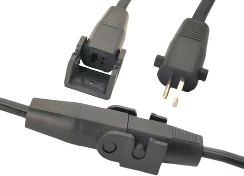 2 Pack Power Lift Recliner Plug Connector Male and Female to Bare Wire Open End 2 Pin Power Recliner Motor Power Pigtail Cable for Electric Power Recliner Chair Power Supply AC/DC Adapter in Saudi Arabia