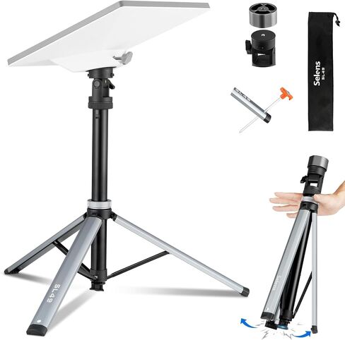 Aluminum Auto Pop-Up Starlink Mini Tripod Stand with Adapter & Ground Stake in Kuwait