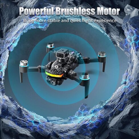 Remote with Screen Drone with Camera for Adult,1080P RC Drone with Flashing Lights,Smart Obstacle Avoidance FPV for Beginners with 8G Flashdrive and Card Reader in Saudi Arabia