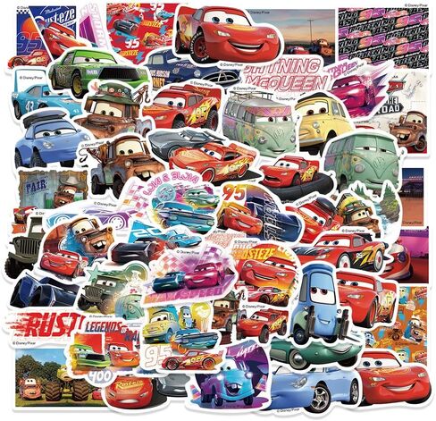 50PCS Superhero Stickers for Kids, Cool Cartoon Waterproof Vinyl Decals for Teens Adults - Stickers for Water Bottle, Laptop, Skateboard, Phone, Guitar, Bike, Helmet, Travel Case in Kuwait