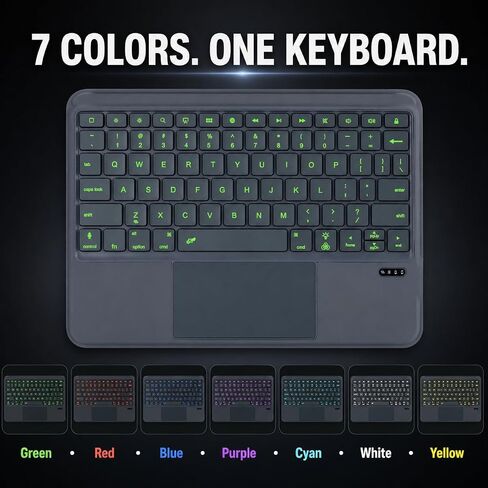 Rii Keyboard Case for iPad A16 11th/10th Gen with Touchpad, Wireless in Kuwait