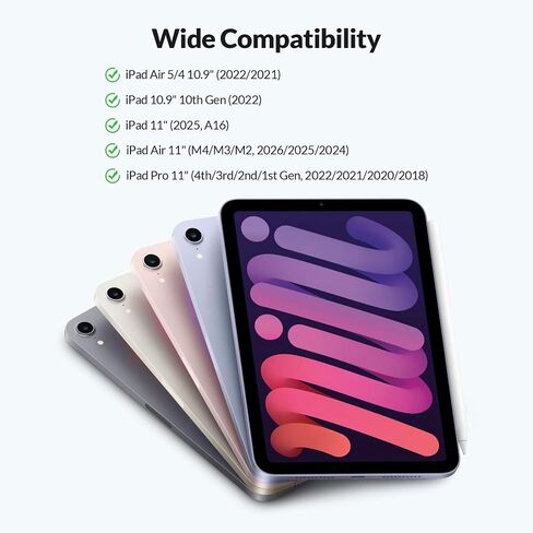 Rii Keyboard Case for iPad A16 11th/10th Gen with Touchpad, Wireless in Kuwait