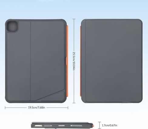 Rii Keyboard Case for iPad A16 11th/10th Gen with Touchpad, Wireless in Kuwait