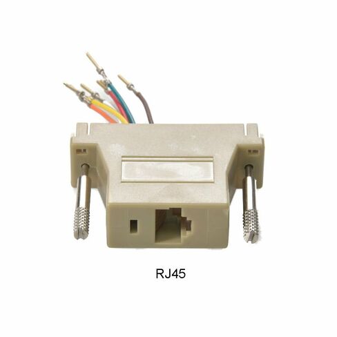 100 Lot db25 Male to rj45 Network Сat5e/6 8p8c Adapter Converter Jack Connector in Kuwait