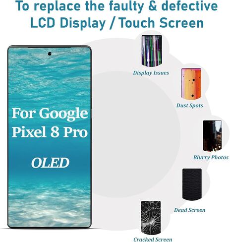 OLED for Google Pixel 8 Pro Screen Replacement 6.7 inch in Saudi Arabia