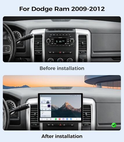 11.5'' Car Radio for Dodge Ram 1500 2500 3500 (2009-2012) in Kuwait