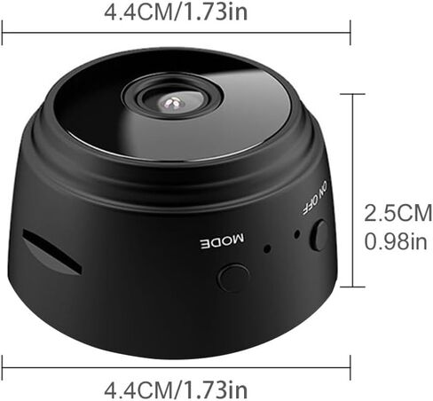 Mini Hidden Cameras 3 Pack, 1080P HD WiFi Security Camera for Home Indoor Outdoor, Spy Cam with 150° Wide Angle, Remote Viewing for Baby Pet Nanny Surveillance(Video Only) in Kuwait