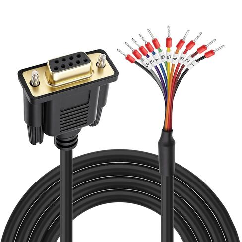 MEIRIYFA DB9 Female RS232 to 9 Pin Serial Extension Cable 26AWG in Kuwait
