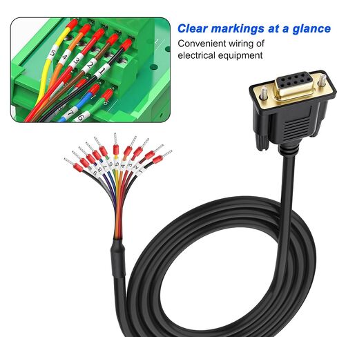 MEIRIYFA DB9 Female RS232 to 9 Pin Serial Extension Cable 26AWG in Kuwait