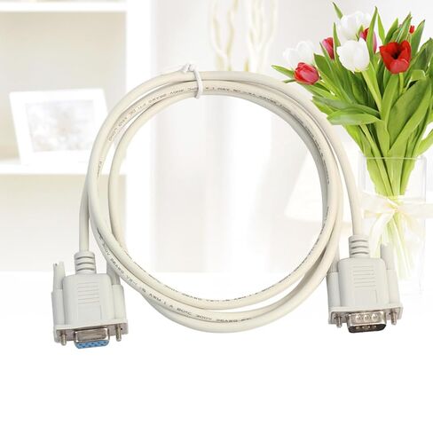 TEHAUX 9-pin Serial Cable 1.5 Meters Male to Female Straight in Kuwait