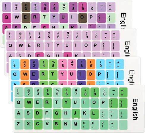 4pcs Keyboard Stickers, Universal English Alphabet Letter Stickers in Saudi Arabia