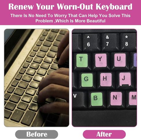 4pcs Keyboard Stickers, Universal English Alphabet Letter Stickers in Saudi Arabia
