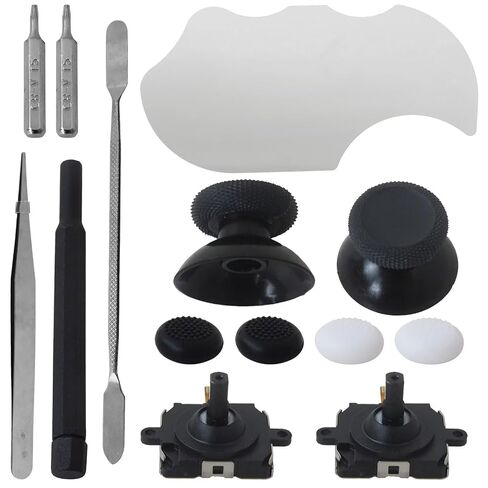 (2026) Repair Kit Fit for Meta Quest 2 and 3 Controllers with Joystick, Thumbstick, Thumb Stick Caps, Tweezer, Pry Tool, Screwdriver in Saudi Arabia
