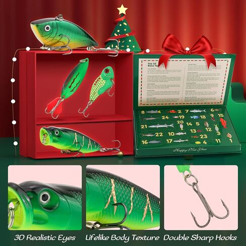 Fishing Lures Kit for Bass & Trout – 29 PCS / 31 PCS Assorted Swimbaits, Topwater Poppers, Soft Baits & Spoons, Fishing Tackle Set for Freshwater & Saltwater in Saudi Arabia