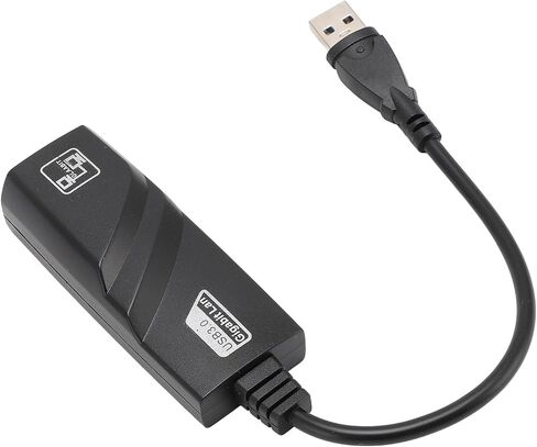 USB 3.0 Gigabit Network Adapter Portable Compact Converter for XP Vista 7 8 10 11 User-friendly ABS Design in Kuwait