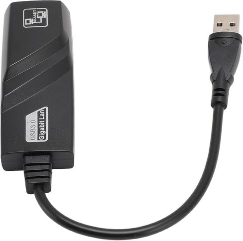 USB 3.0 Gigabit Network Adapter Portable Compact Converter for XP Vista 7 8 10 11 User-friendly ABS Design in Kuwait