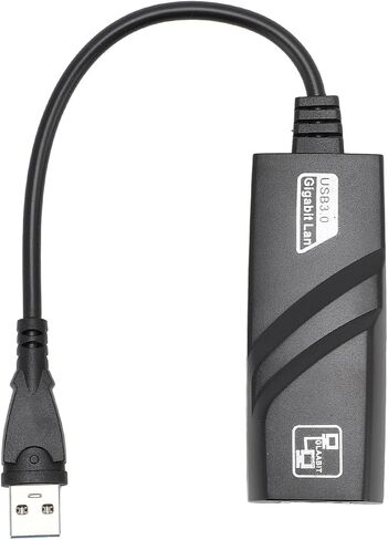 USB 3.0 Gigabit Network Adapter Portable Compact Converter for XP Vista 7 8 10 11 User-friendly ABS Design in Kuwait
