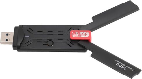 WiFi 6E USB Adapter, High Speed Band Connectivity for 10 11 Desktop Laptop PC in Kuwait
