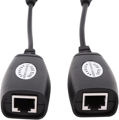 Haofy USB to RJ45 Ethernet Extension Cable USB 2.0 Adapter Extends Devices Up to 150 Ft Plug and Play for Printers Webcams Keyboard Mouse Home Office in Kuwait