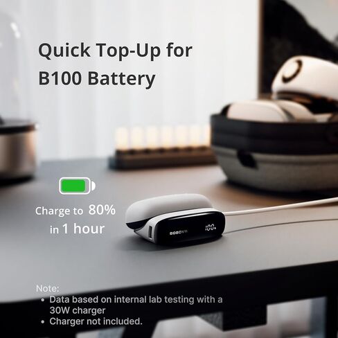 BOBOVR PD100 Combo,10000mAh Portable Power Bank, 30W PD Laptop Charger Compatible with MacBook Pro/Air, iPhone 17/16/15, Hot-Swappable External Battery for Unlimited Power in Kuwait