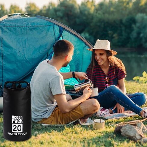 Bear Bag Hanging Kit, 10L Bear Food Bag Hanging System, Camping Bears Bags Kit Include Waterproof Bears Bags, Pulley System with Survival Utility Ropes, Clips, Rock Pouch in Saudi Arabia