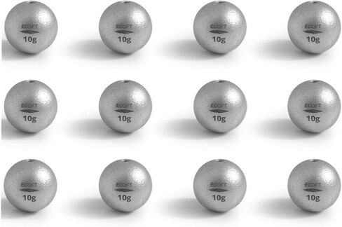 Lead Free Fishing Weights Sinkers 10g-200g Coated Egg Sinkers Weights Oval Shape Assorted Sizes Bag and Fishing Weights Assortment Box Non-Lead Fishing Weights Saltwater in Saudi Arabia