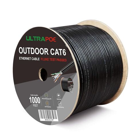 Outdoor Cat 6 Direct Burial Ethernet Cable 1000ft, Unshielded UTP in Kuwait