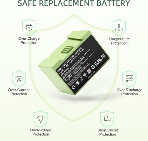 Bonadget New 14.4V 5.0Ah Battery Replacement for iRobot Roomba in Kuwait